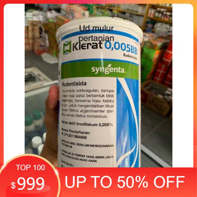 [teruji] obat racun tikus klerat dr syngenta 1 kg