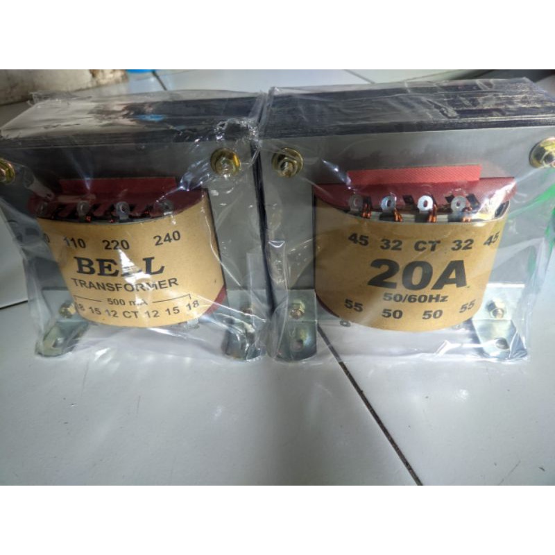 travo 20 amper ct merk 55 bell murni ukuran ada di foto, free bubel warb