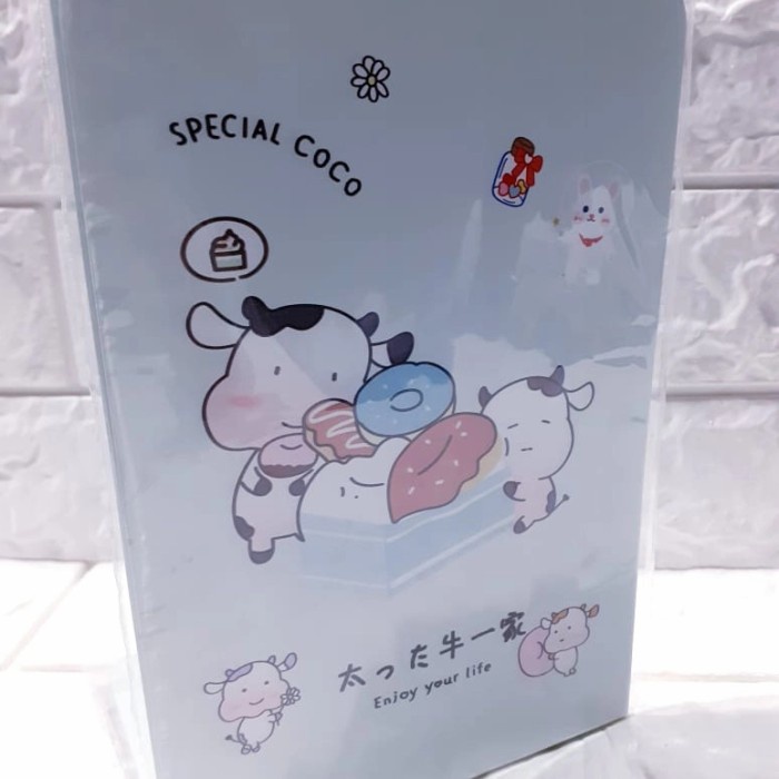 

Hot Sale Stand Book / Book End / Pembatas Buku Motif Sapi / Cow Besi Isi 2Pcs Terlaris