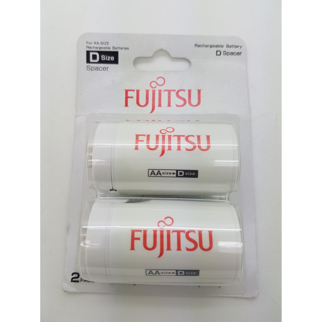 2 pc FUJITSU Converter Battery AA to D / Baterai Dari AA ke Ukuran D