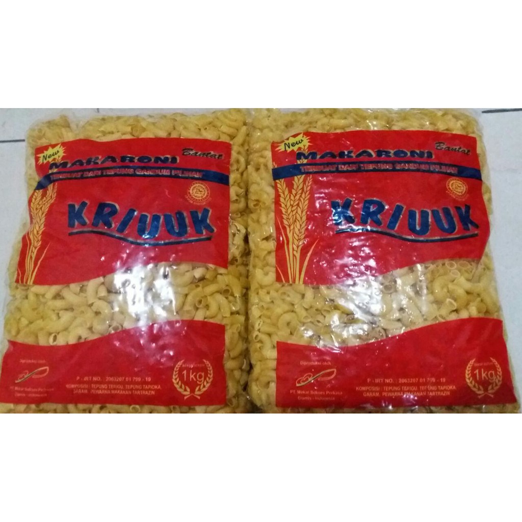 

JUAL MAKARONI KONDANG MENTAH TERBAIK RENYAH GURIH MANTAP KRIUK 1 KG MURAH MERIAH MURMER