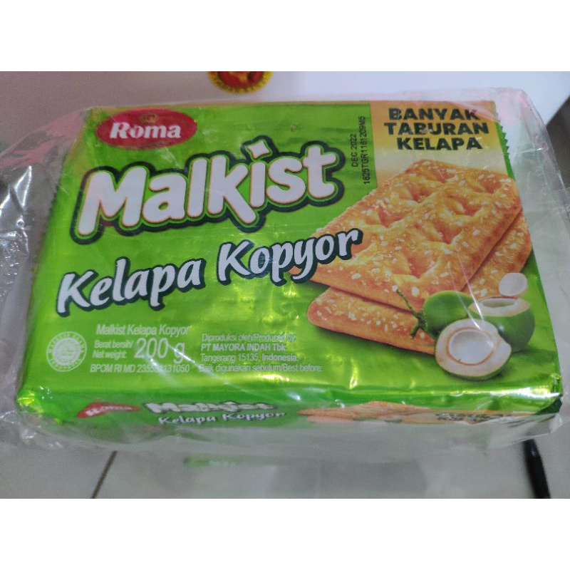 

ROMA MALKIST KELAPA KOPYOR 200gr 200 Gr PACK