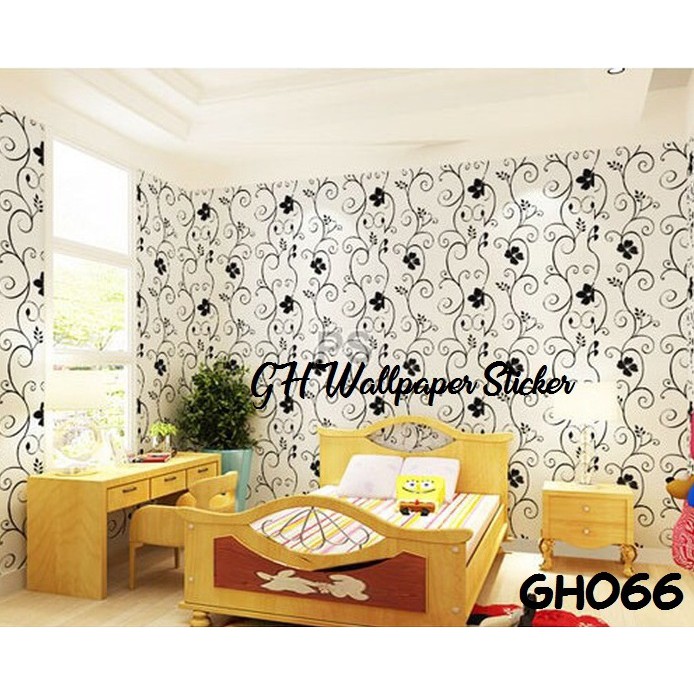 Wallpaper Dinding Wallpaper Stiker Dinding Motif Gabungan 45Cmx45cm X 9mCm Wallpaper Stiker Dinding