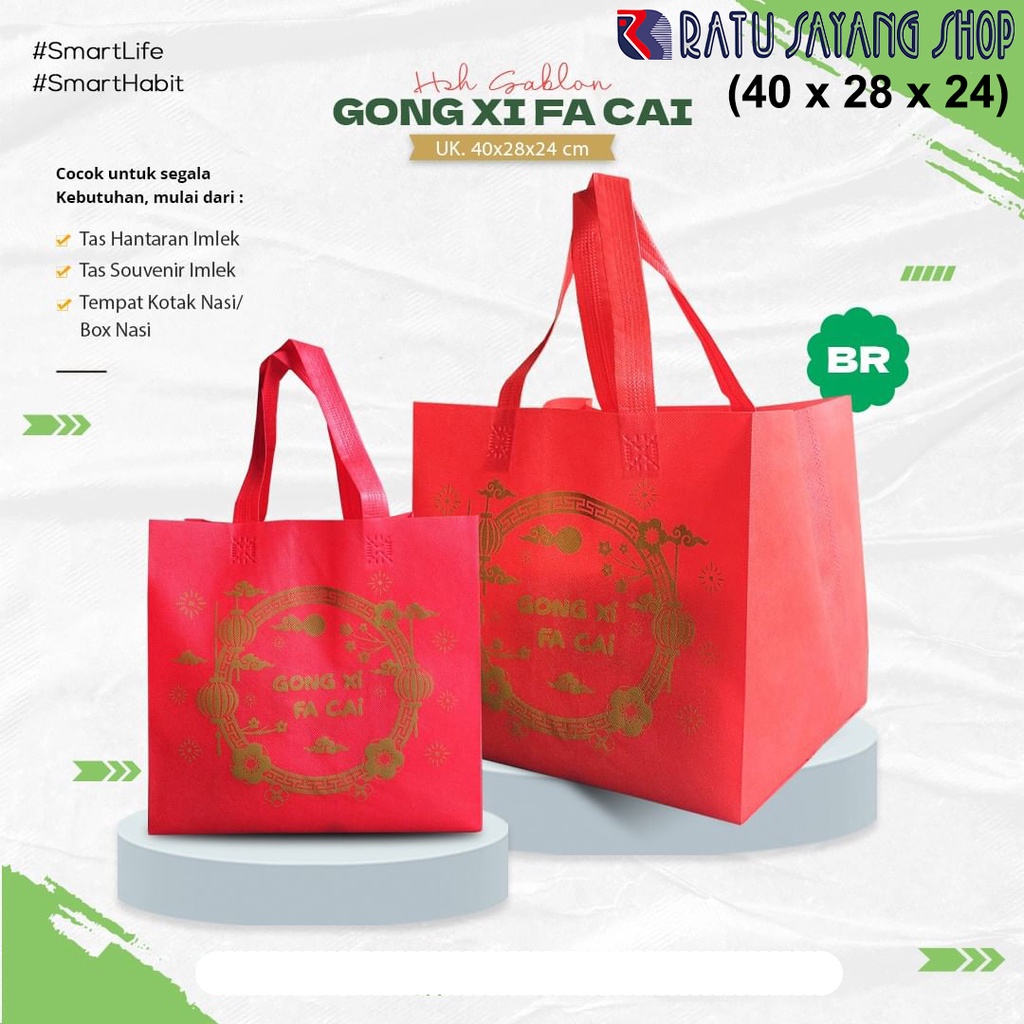 

TAS SPUNBOND HAMPERS IMLEK PREMIUM BOX MODEL KRS (40X28X24)