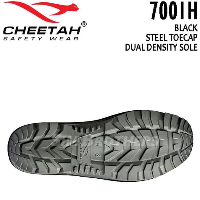 pulaukulur com2 sepatu safety shoes cheetah 7001h   size 5   38