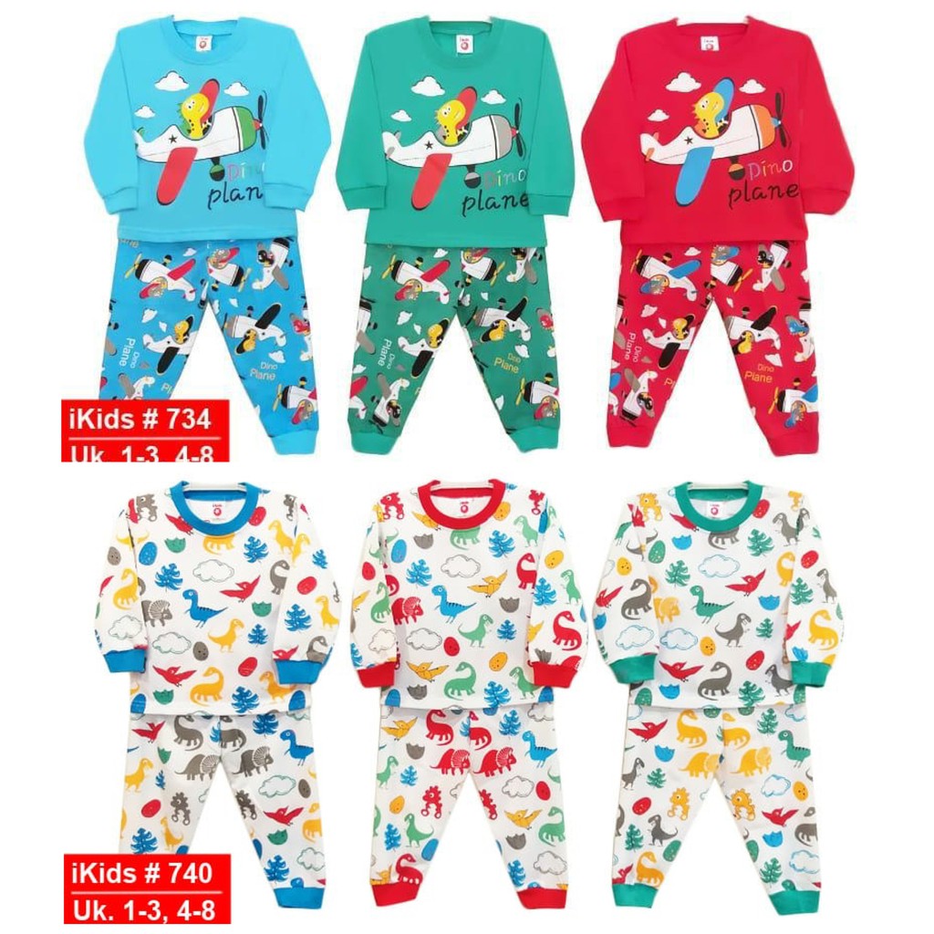 SETELAN BAJU TIDUR ANAK LAKI LAKI PIYAMA IKIDS LENGAN SETELAN BAJU TIDUR ANAK LAKI LAKI PIYAMA IKIDS LENGAN