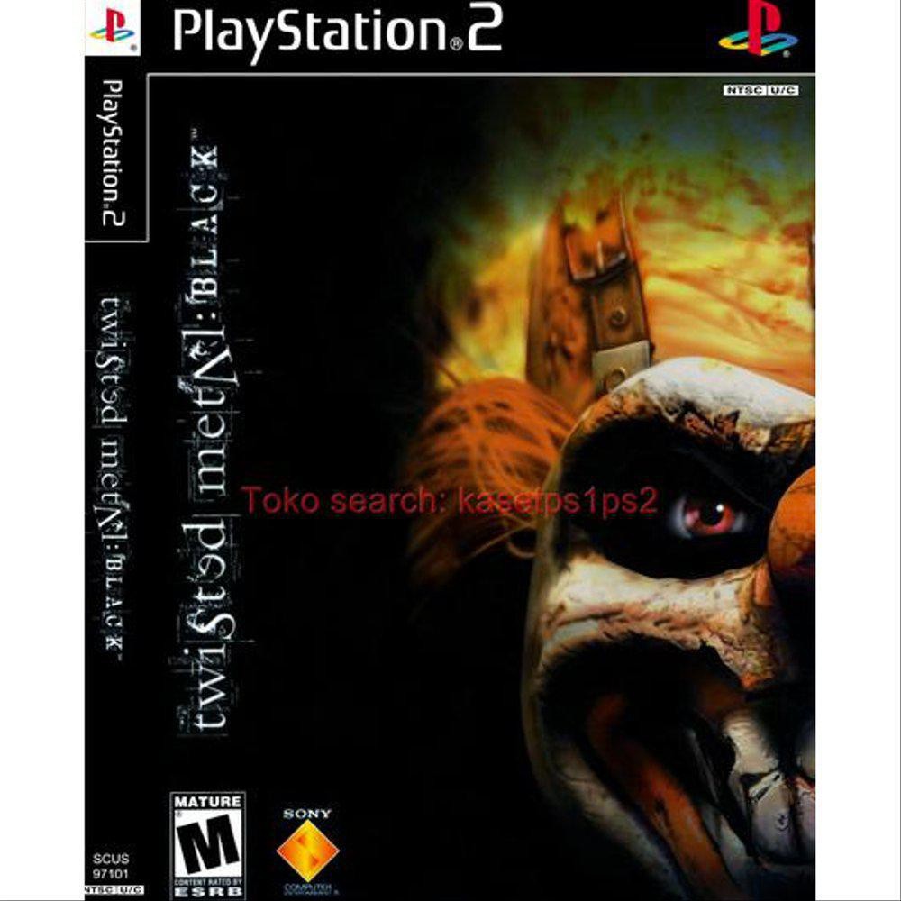 Twisted Metal Black Cd PS2 Kaset PS2 Game PS2