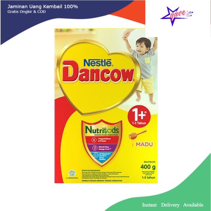 [ COD ] Dancow 1+ madu 400 gram