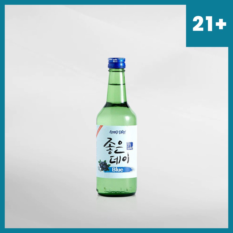 Soju Good Day Blueberry 360 Ml ( Original &amp; Resmi By Vinyard )