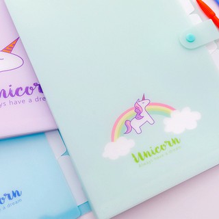map folder unicorn a4 5 layerslot tempat kertas dokumen
