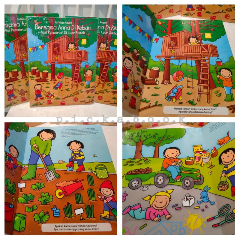 Bersama Anna di Kebun - buku anak clavis