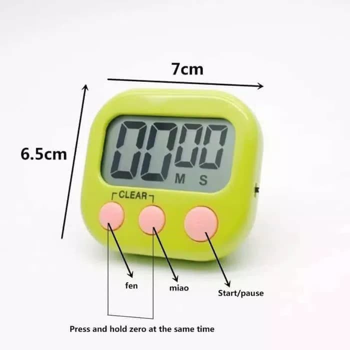 IKILOSHOP Digital Kitchen Timer Alarm Dapur Masak Clock Stopwatch Jam Digital