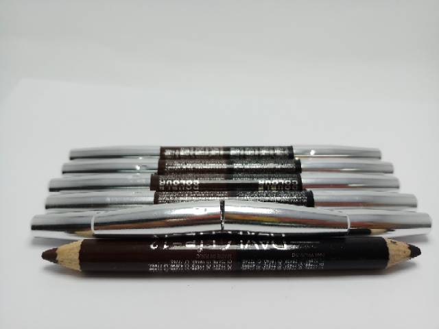 EYELINER PENCIL DAVIS 2in1 HITAM COKLAT (harga 6pcs)