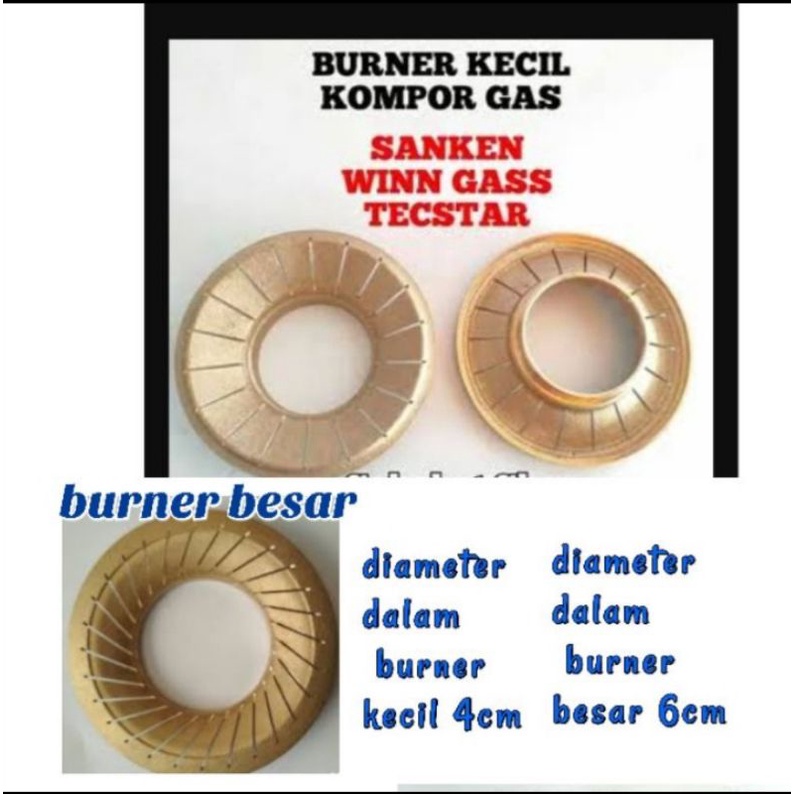 BURNER KOMPOR SANKEN BURNER KOMPOR WINNGAS KUNINGAN KOMPOR SANKEN