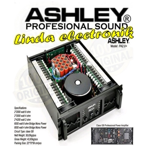 Power Ashley PA2.0 Plus Amplifier Class GB ashley pa 2.0 ORYGINAL