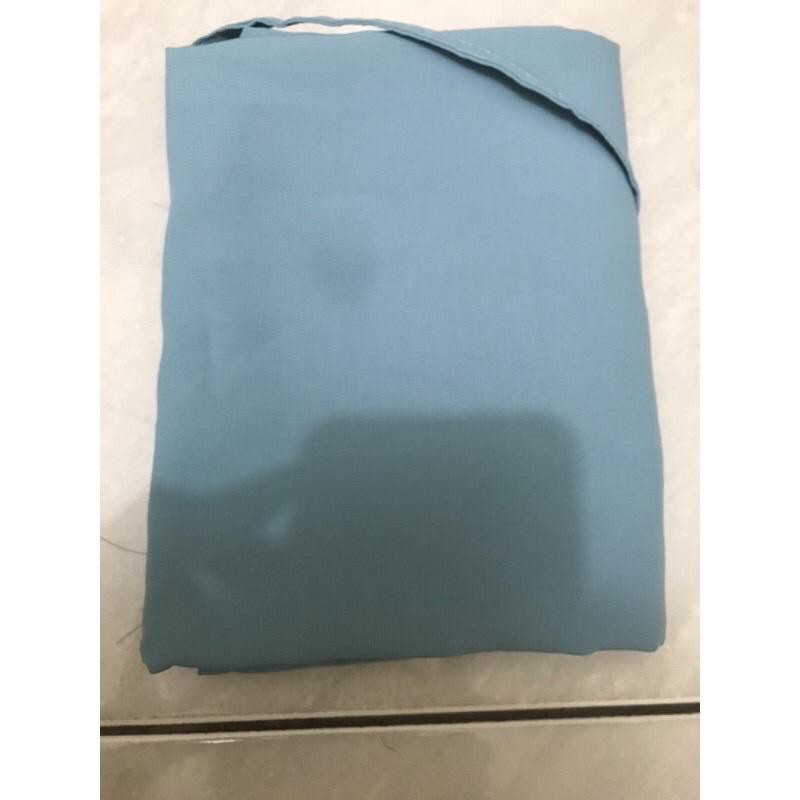 HIJAB INSTAN BERGO MARYAM WOLFIS (L)/KERUDUNG MARYAM/JILBAB MARYAM/HIJAB TALI-Biru Turkis