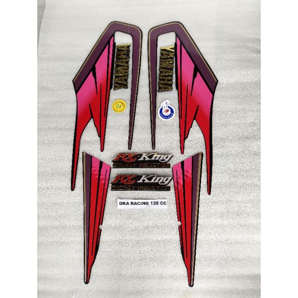striping lis sticker rx king 95 lengkap emblem