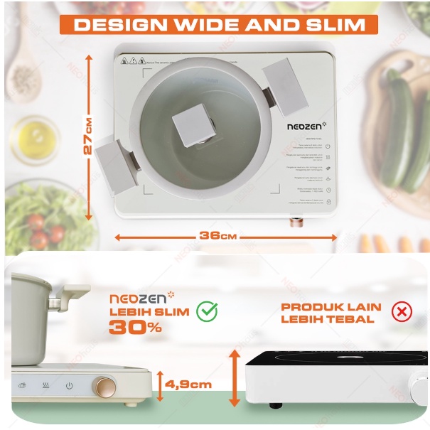 Neozen Kompor Induksi Induction Stove IH7 Kompor Listrik
