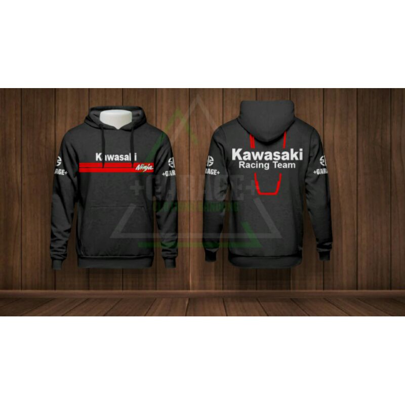 Hoodie terlaris sweater jaket kawasaki ninja racing team