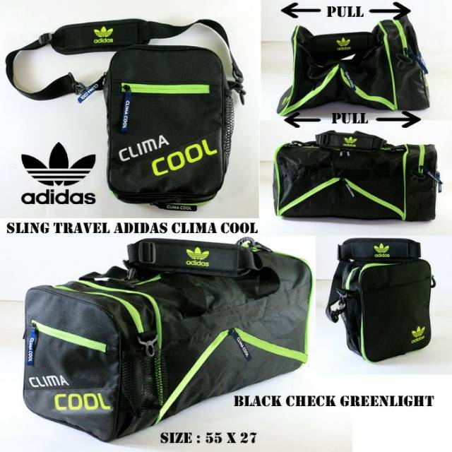 SLING TRAVEL BAG ADIDAS CLIMA COOL / TAS GYM FITNES SPORT OLAHRAGA ADIDAS TRAVELBAG CLIMACOOL