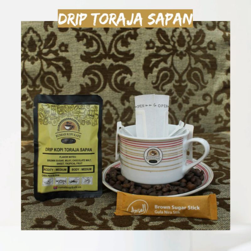 

drip kopi toraja sapan