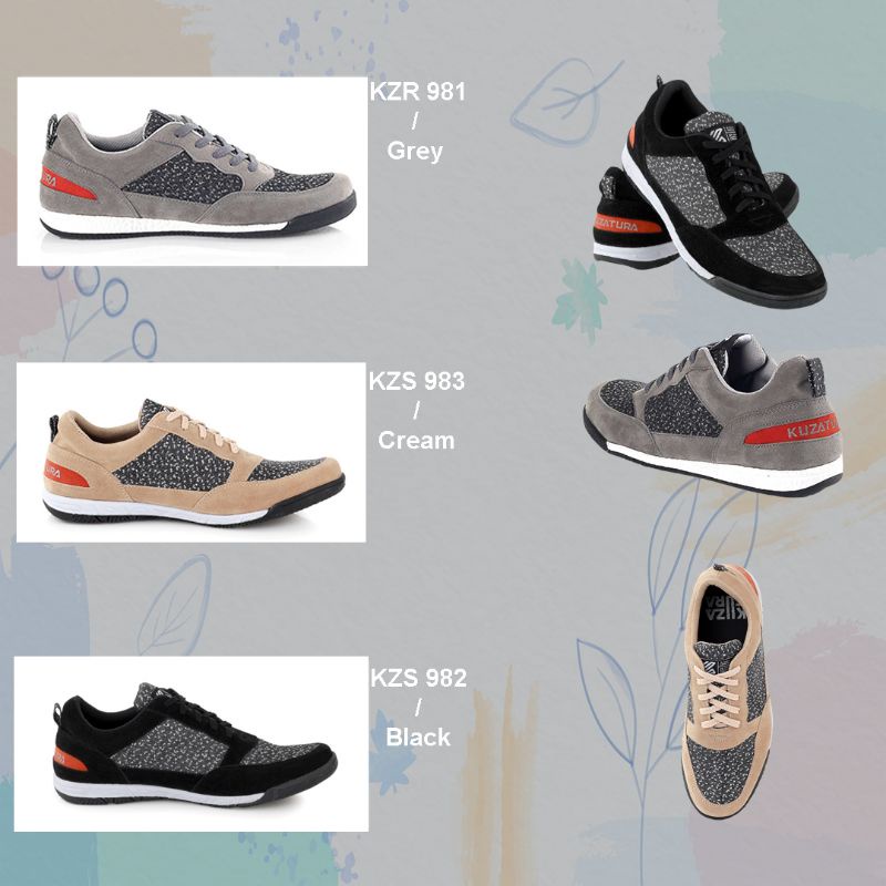 AUTHENTIC Sepatu Kasual Pria/Cowok KZTR | Sepatu Kerja Kuliah Sekolah Laki Laki Gaya Sporty Sepatu Sneakers Kerja Modern Pria Jon Crtr Neacl Original - Sepatu Kulit Pria Sintetis