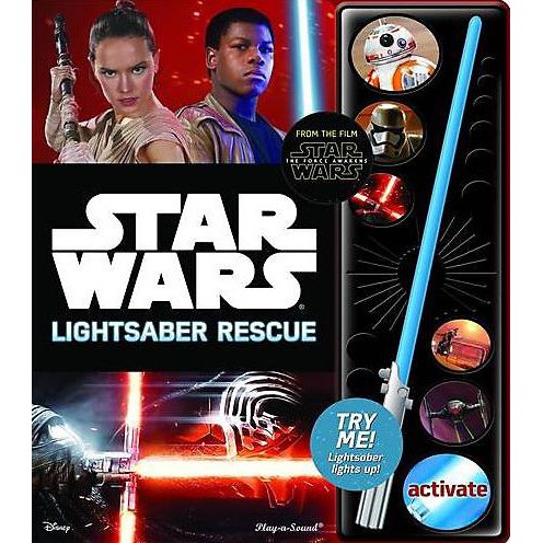 Buku Star Wars The Force Awakens Lightsaber Adventure Board Book Sound Book Hardcover Cerita Anak