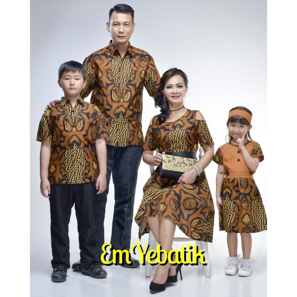 MARSYA SARIMBIT BATIK FAMILY BAJU COUPLE KELUARGA DRESS HEM