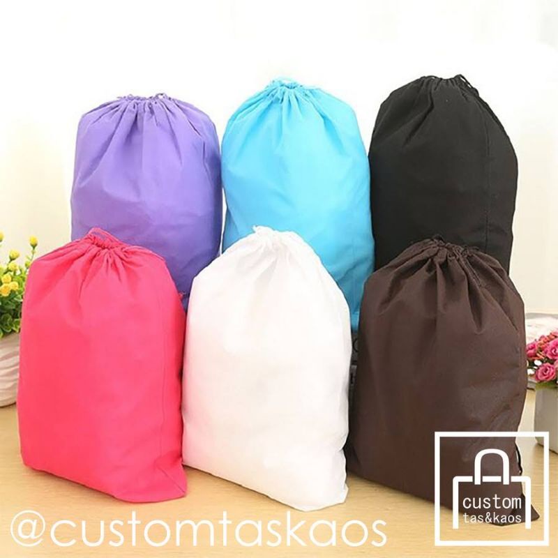 SS3 TAS SERUT LAUNDRY SUPER JUMBO 60x75cm | Londry Bag Besar Kuat | Wadah Pakaian Laundri | Tempat Baju Kotor Londri | Spunbon Murah Besar Tebal