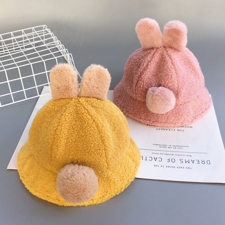 Bayi ditambah topi nelayan nelayan beludru anak gadis topi lucu