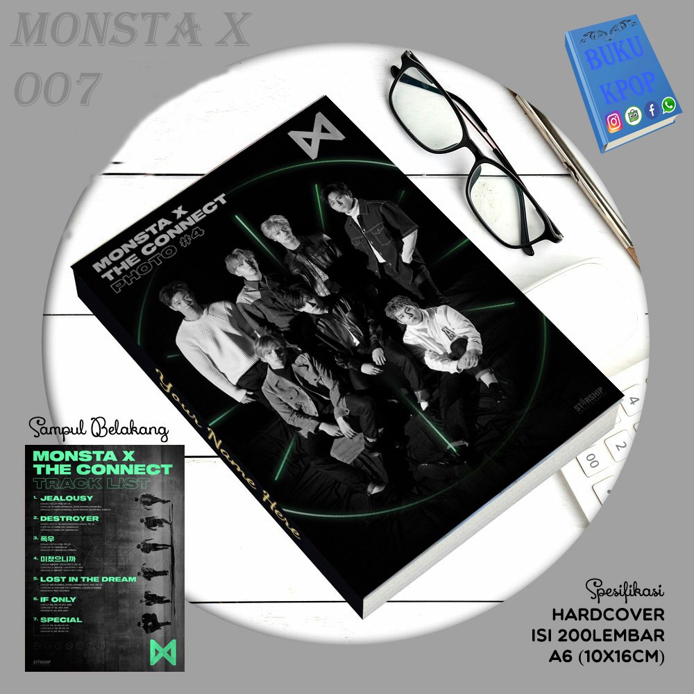 

BUKU TULIS KPOP/NOTEBOOK MONSTA X The Connect