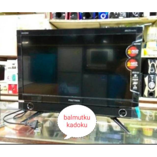 TV LED 24 inch  POLYTRON 24D9501 USB FILM BANDUNG