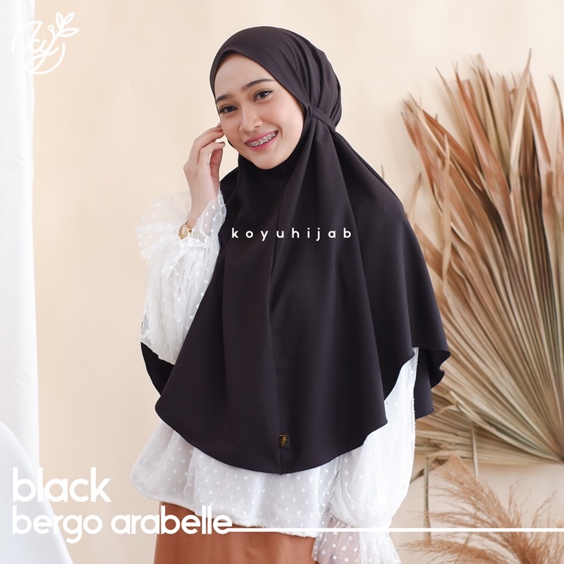 Koyu Hijab Bergo Instan Arabelle Premium Super Best Seller