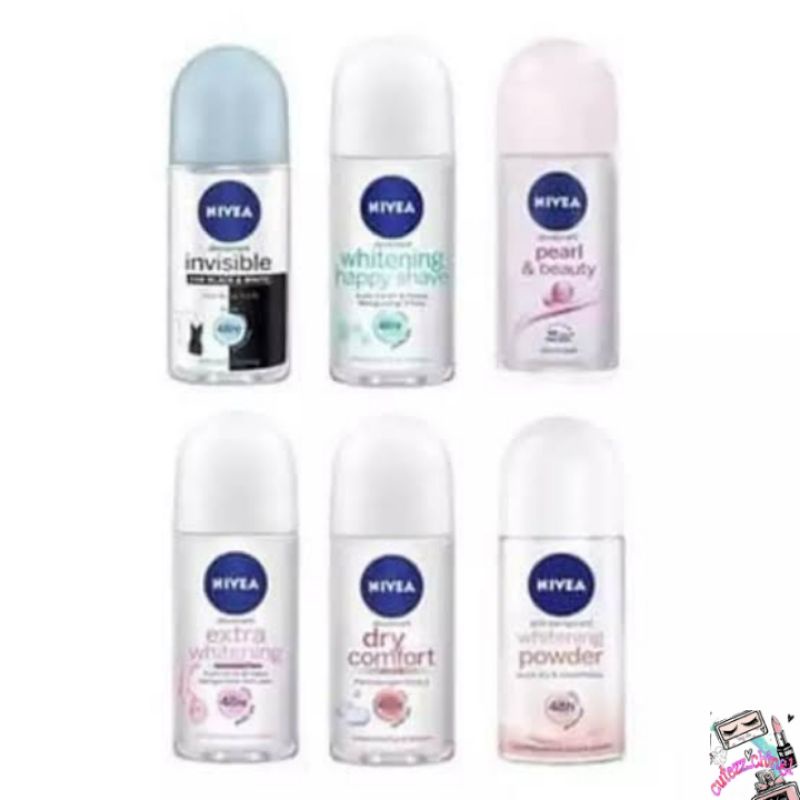 ☃️Cutezz_ching1☃️Nivea Deodorant Roll On Man/Woman 50ml