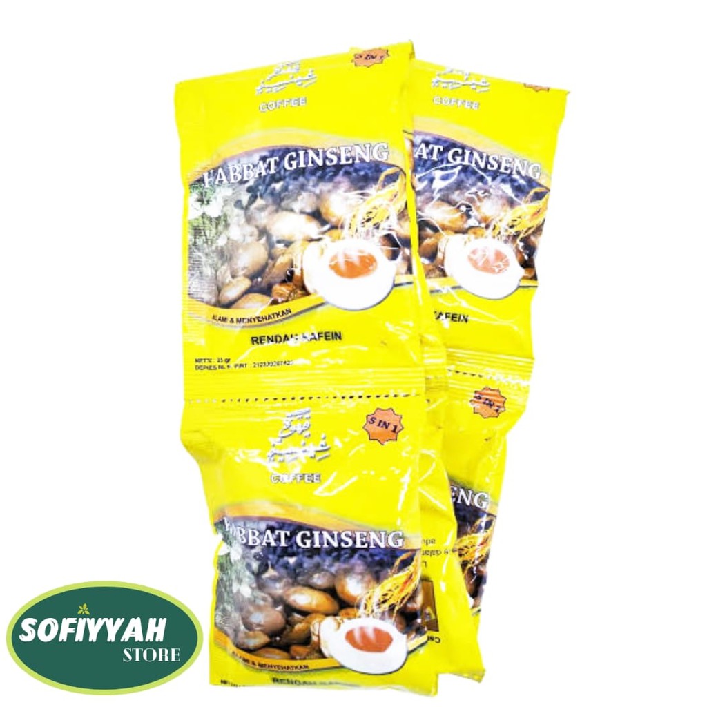 

Kopi Habbat Gingseng El Iman 1 Renceng 10 Sachet
