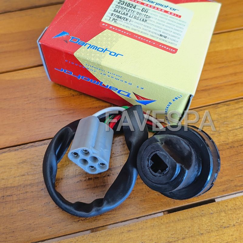 SWITCH KONTAK KUNCI VESPA PXE EXCEL ORIGINAL DANMOTOR
