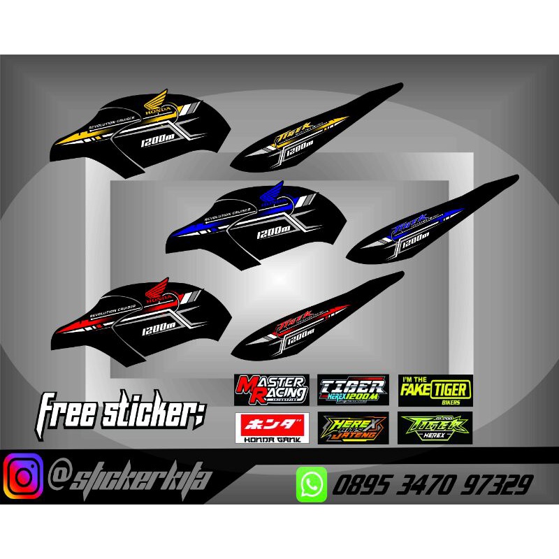 striping tiger revo striping tiger revo variasi