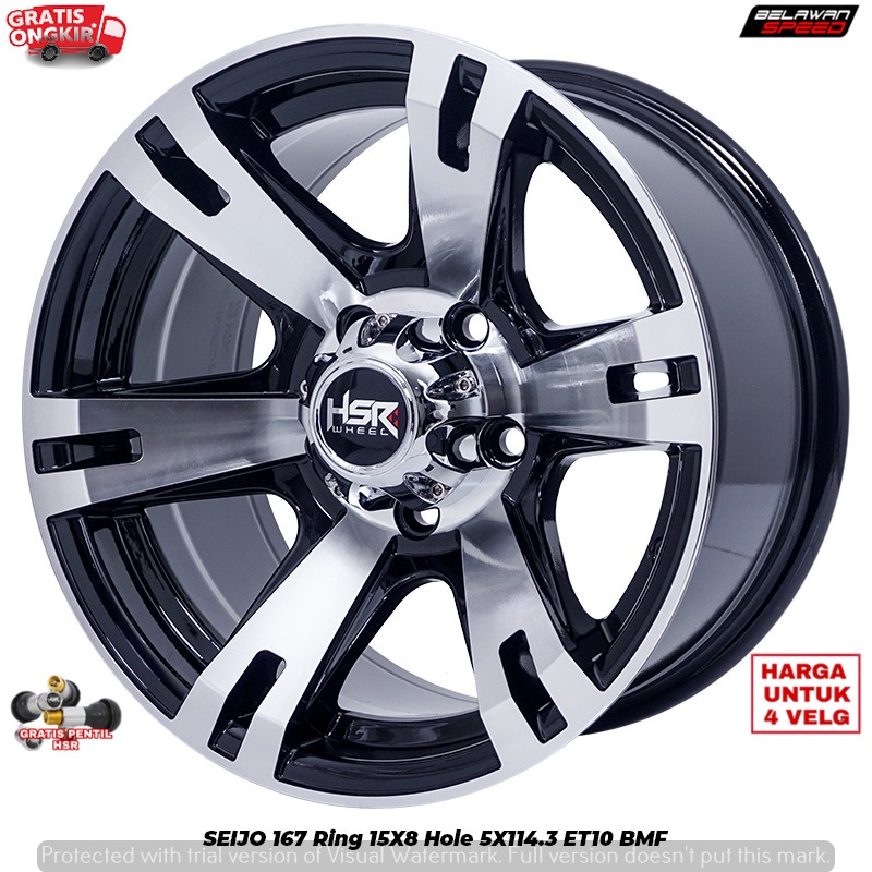 VELK-PELAK MOBIL TOYOTA RUSH MODEL TERLARIS RING 15 HSR SEIJO R15 UNTUK TERIOS INNOVA HILUX SINGLE T