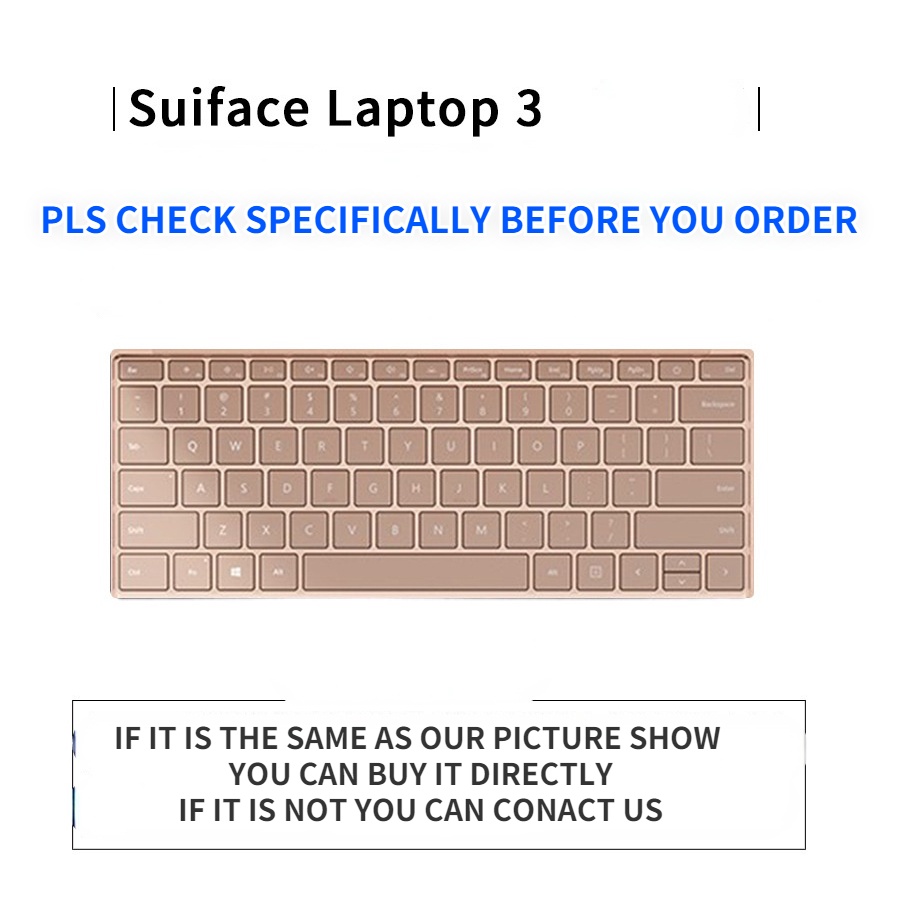 Film Pelindung keyboard Bahan Silikon Transparan Anti Debu Untuk Laptop 13.5 inch Micro Surface 3 / 4