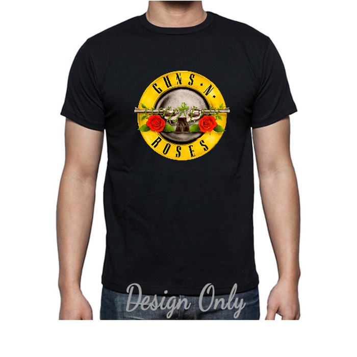 Kaos Band GNR - Guns Roses Logo - By Crion