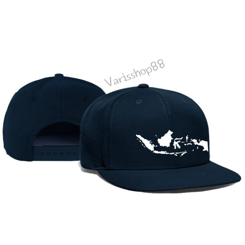 Topi Snapback Peta Indonesia Merdeka Premium Distro Topi indonesia Topi snapback