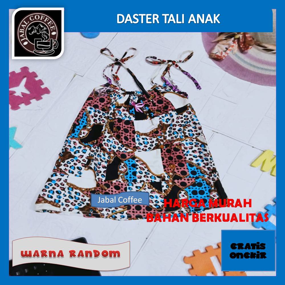 Daster Anak Lengan Tali 10 Pcs