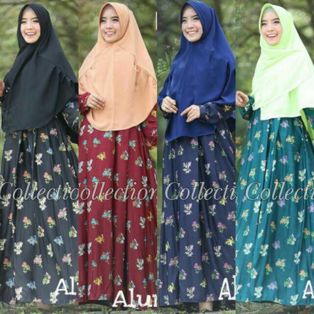 Aluna dress,gamis cantik kualitas butik...original