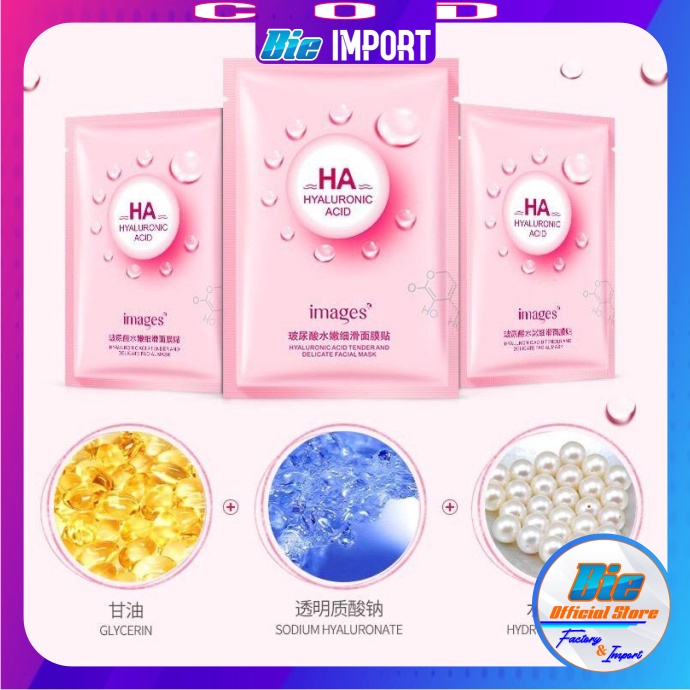 Masker Wajah IMAGES HA Hyaluronic Acid Mask Original