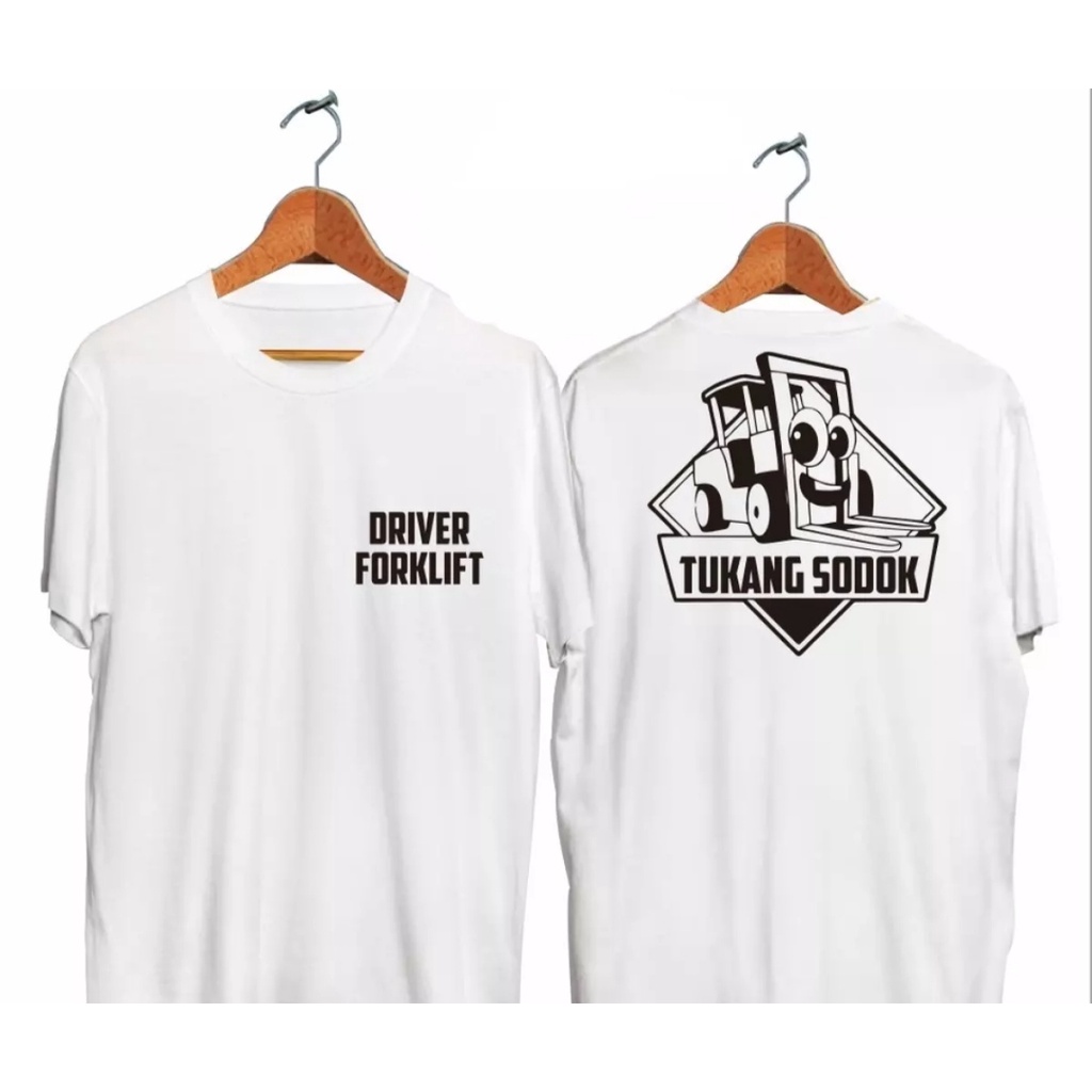 RDCA T-SHIRT KAOS DISTRO DRIVER FORKLIFT / KAOS SUPIR FORKLIFT / TUKANG SODOK