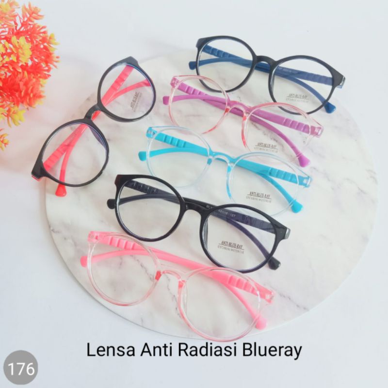 176. SL113F AB. Kacamata Anak Lensa BlueRay.  Kintamani Collection