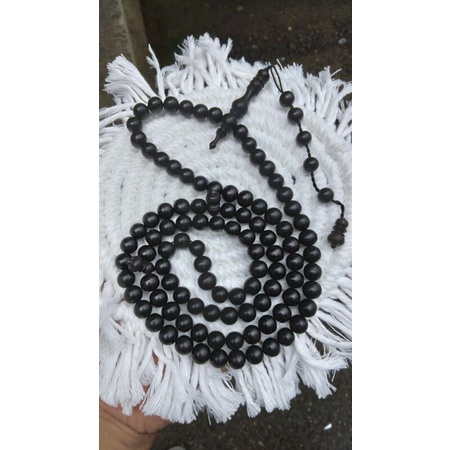 Tasbih kelor hitam asli tasbih kelor hitam tasbih galih kelor bkan gaharu nogosari secang galih asem CLW