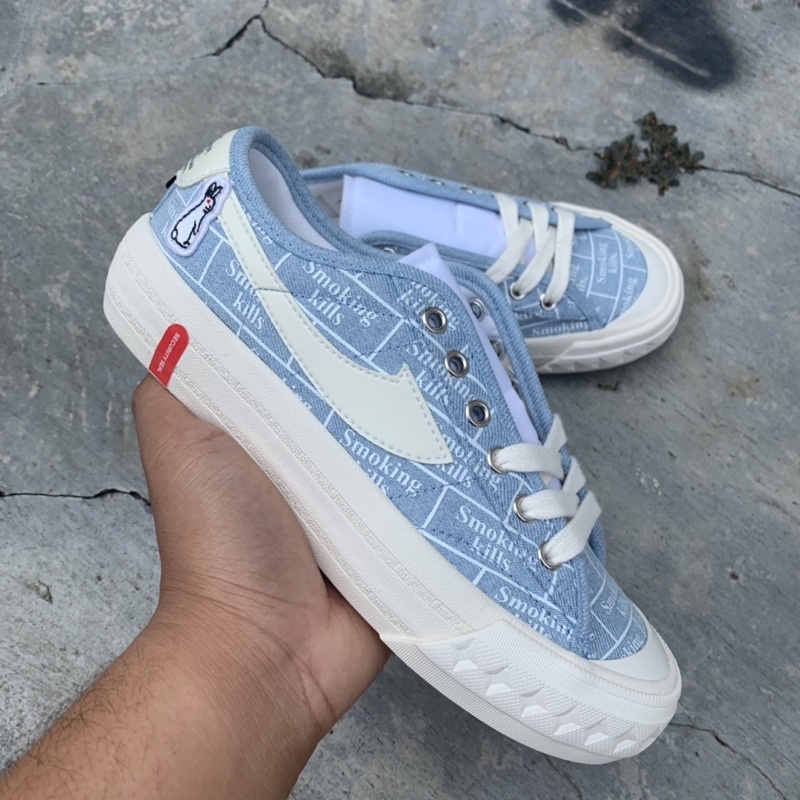 LIMITED  SIZE 38 - SEPATU COMPASS X FR2 SMOKING KILLS - LOW