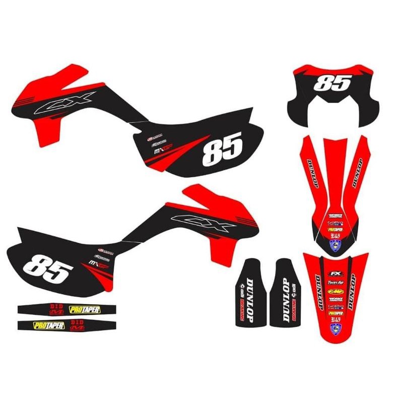 sticker decal viar 200es bebas custom