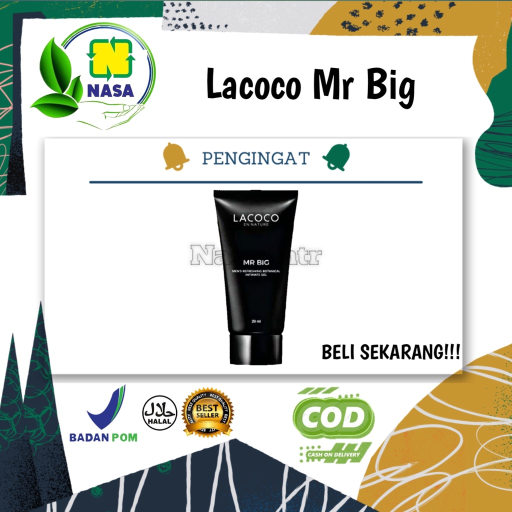Lacoco Mr.Big Original Nasa Menambah Ukuran Dan Memperpanjang Alat Pria Dewasa
